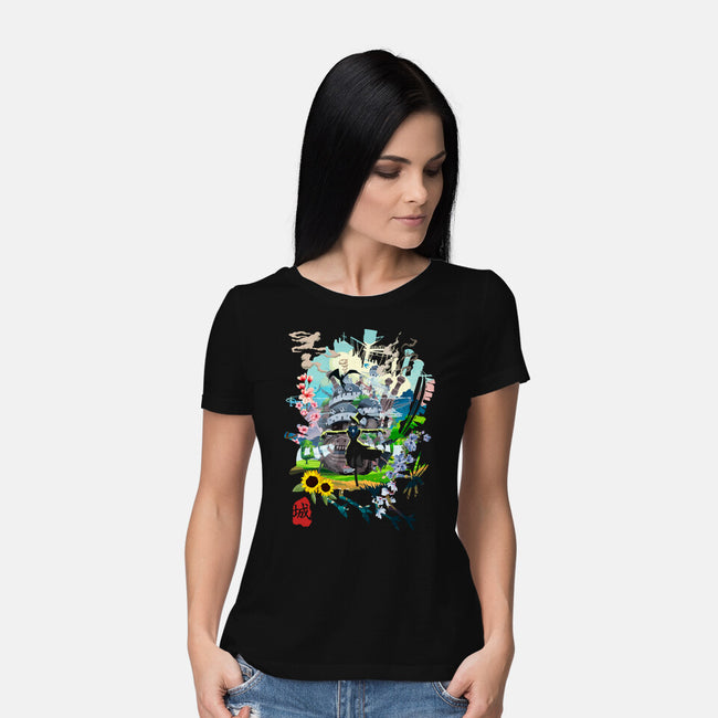 The Magic Castle-Womens-Basic-Tee-Arinesart