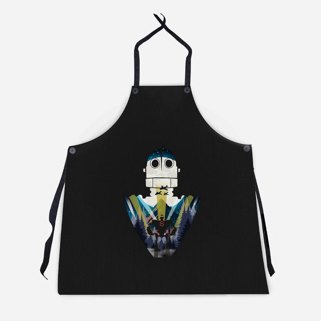 The Gentle Giant-Unisex-Kitchen-Apron-Arinesart