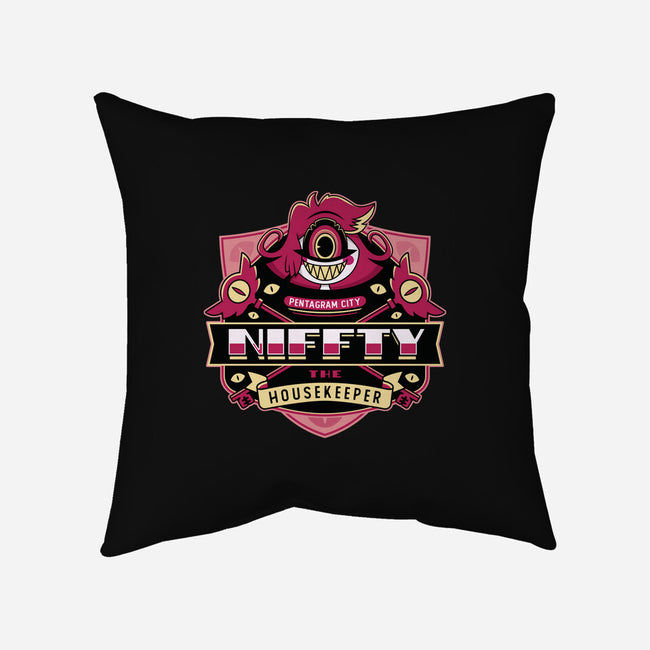 Niffty Housekeeper-None-Removable Cover-Throw Pillow-LAGELANTEE