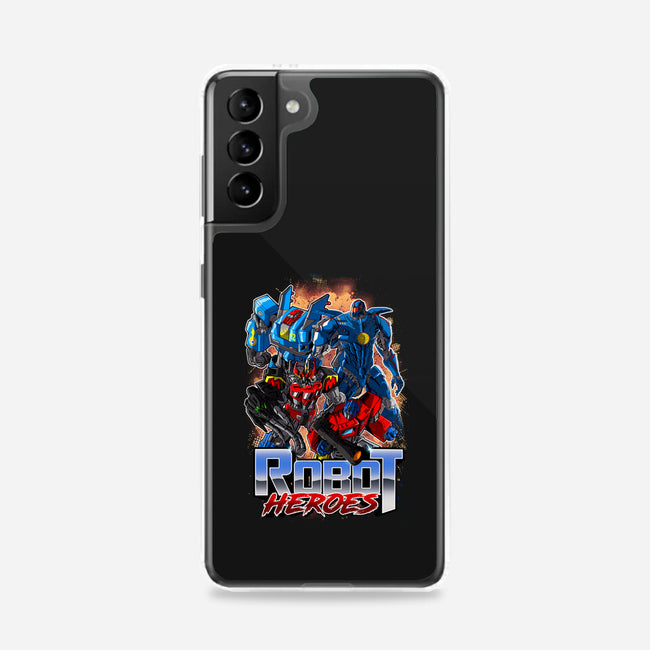 Robot Heroes-Samsung-Snap-Phone Case-Diego Oliver