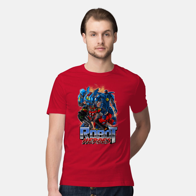 Robot Heroes-Mens-Premium-Tee-Diego Oliver