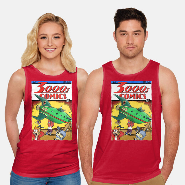 3000s Comics-Unisex-Basic-Tank-Barbadifuoco