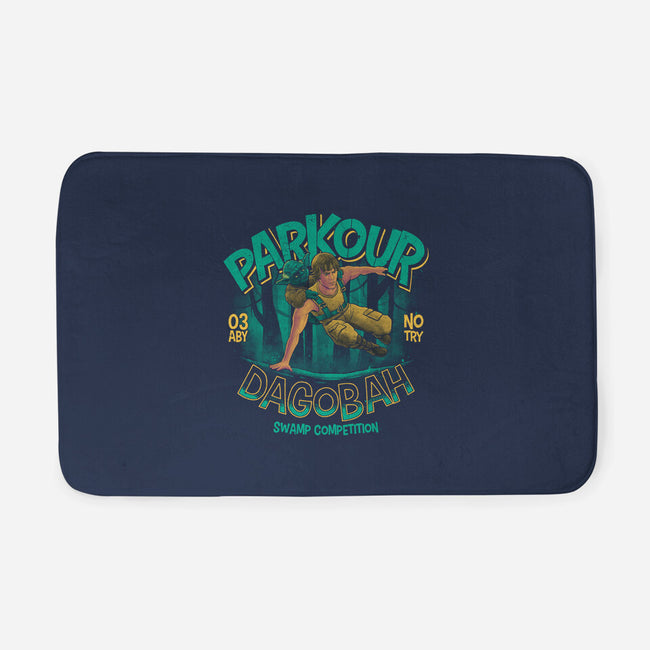 Parkour Dagobah-None-Memory Foam-Bath Mat-teesgeex