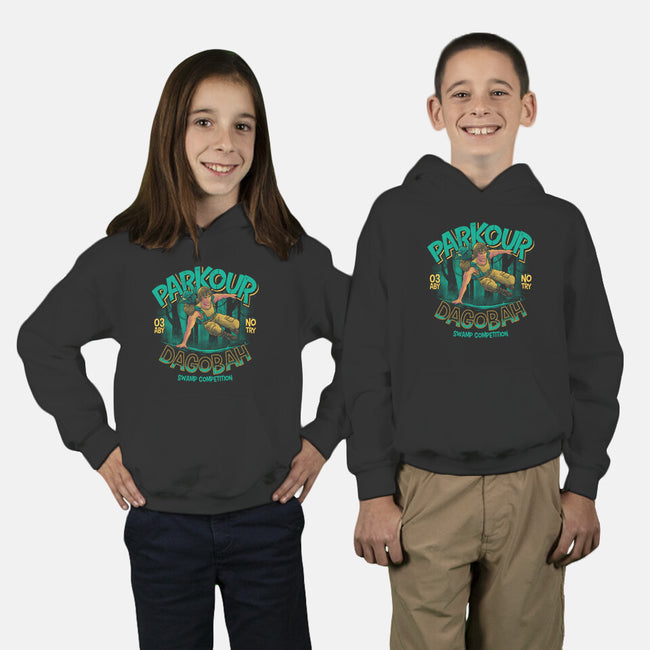 Parkour Dagobah-Youth-Pullover-Sweatshirt-teesgeex