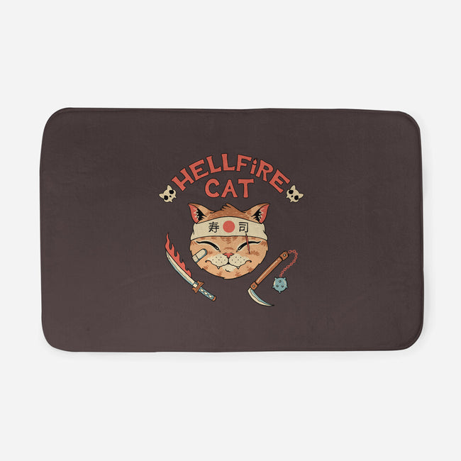 Hellfire Cat Meowster-None-Memory Foam-Bath Mat-vp021