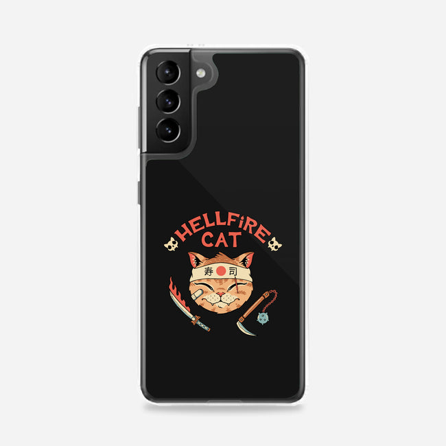 Hellfire Cat Meowster-Samsung-Snap-Phone Case-vp021