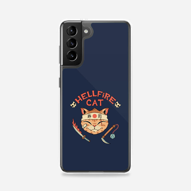 Hellfire Cat Meowster-Samsung-Snap-Phone Case-vp021