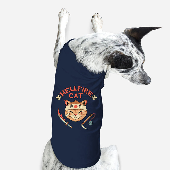 Hellfire Cat Meowster-Dog-Basic-Pet Tank-vp021