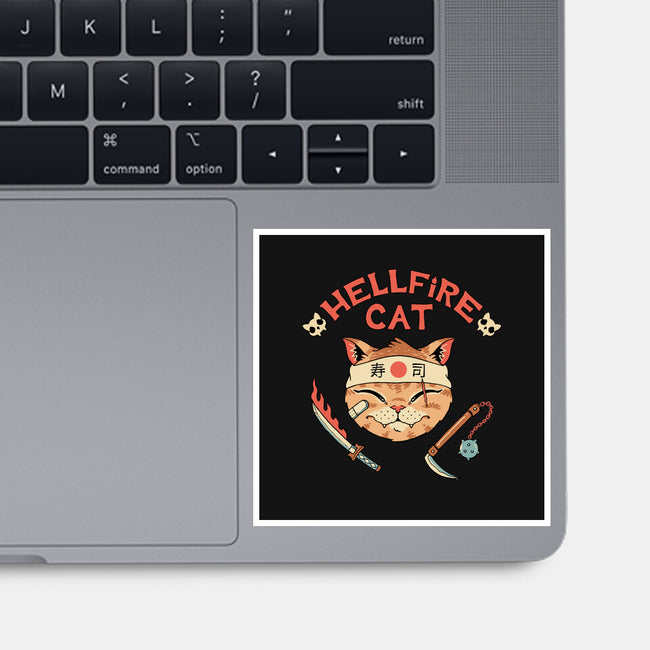 Hellfire Cat Meowster-None-Glossy-Sticker-vp021