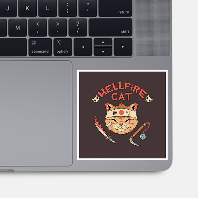 Hellfire Cat Meowster-None-Glossy-Sticker-vp021