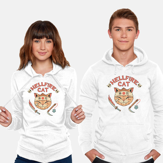 Hellfire Cat Meowster-Unisex-Pullover-Sweatshirt-vp021