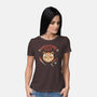 Hellfire Cat Meowster-Womens-Basic-Tee-vp021