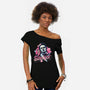 Slasher Love-Womens-Off Shoulder-Tee-glitchygorilla