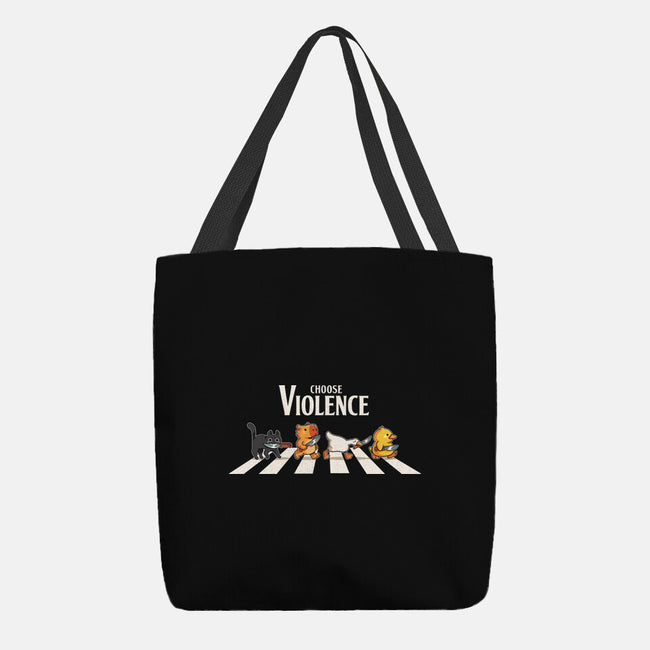 Choose Violence-None-Basic Tote-Bag-2DFeer