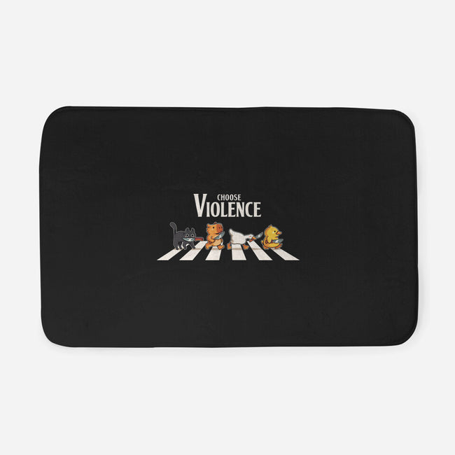 Choose Violence-None-Memory Foam-Bath Mat-2DFeer