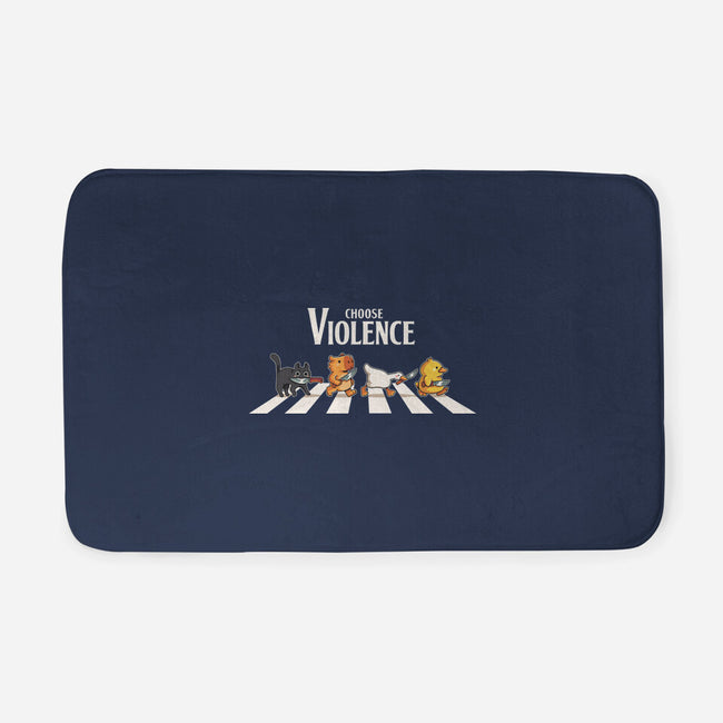 Choose Violence-None-Memory Foam-Bath Mat-2DFeer