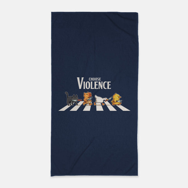 Choose Violence-None-Beach-Towel-2DFeer