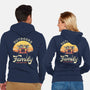 Outdoors Heelers-Unisex-Zip-Up-Sweatshirt-retrodivision