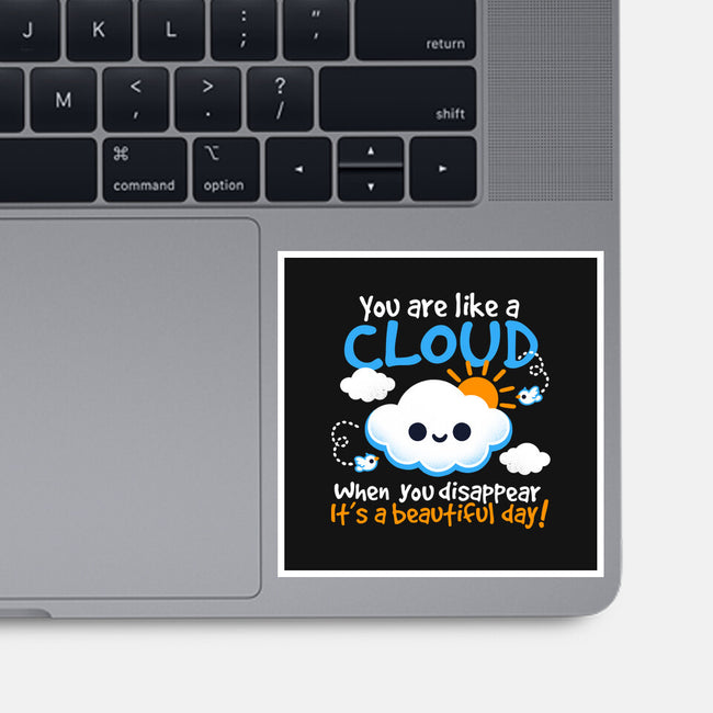 Like A Cloud-None-Glossy-Sticker-NemiMakeit