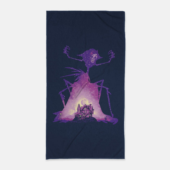 Evil Beldam-None-Beach-Towel-dalethesk8er