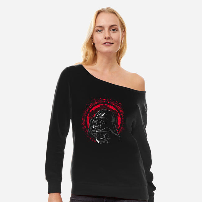 Deep Darkness-Womens-Off Shoulder-Sweatshirt-Tronyx79