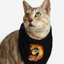 Surfing With The Devil-Cat-Bandana-Pet Collar-Green Devil