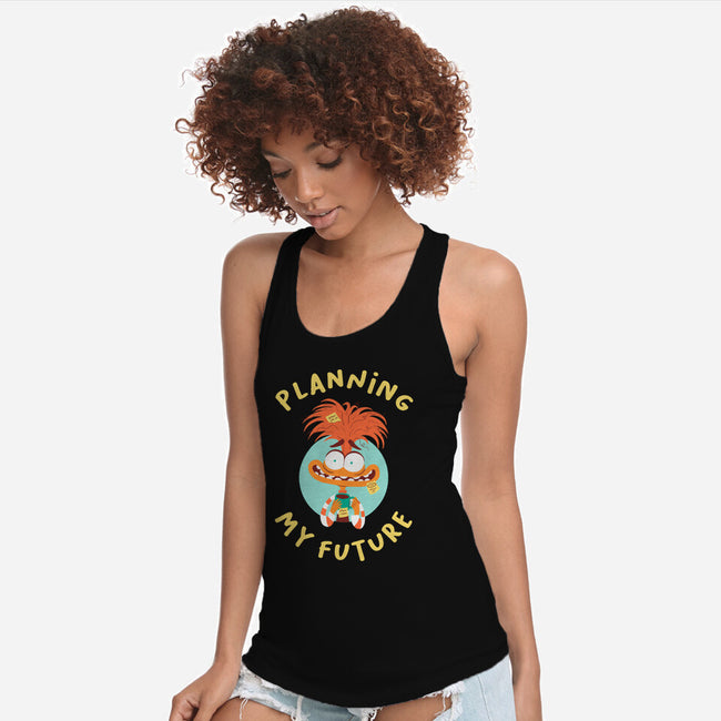 Planning My Future-Womens-Racerback-Tank-paulagarcia