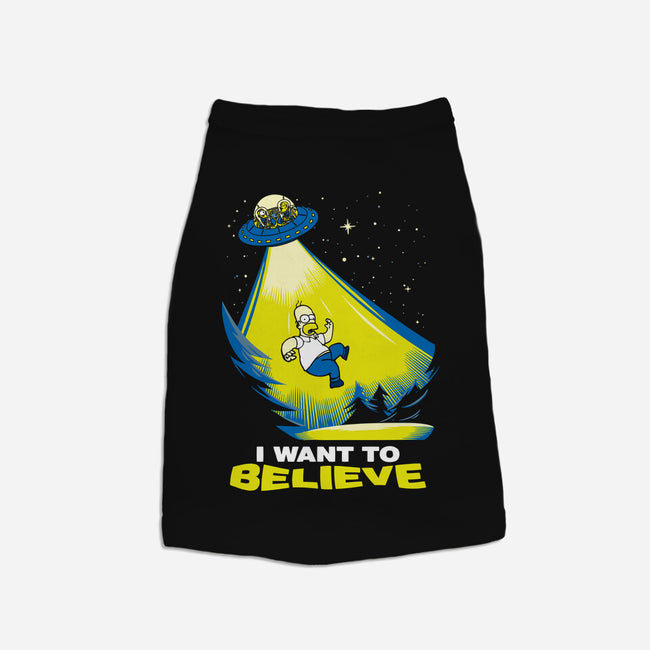 I Want To Believe-Cat-Basic-Pet Tank-dalethesk8er