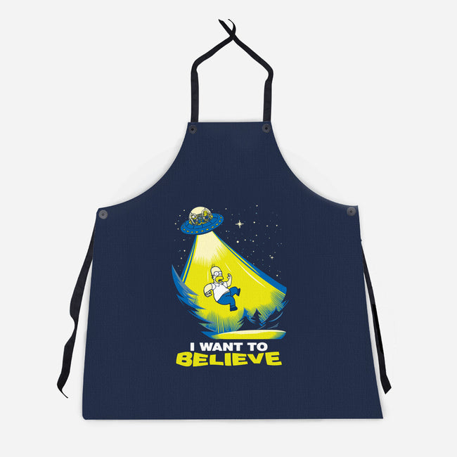 I Want To Believe-Unisex-Kitchen-Apron-dalethesk8er