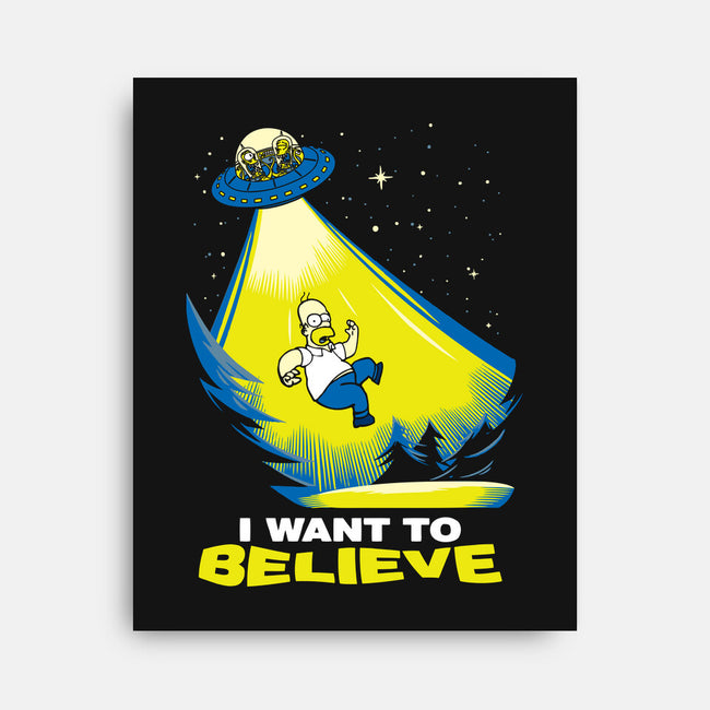 I Want To Believe-None-Stretched-Canvas-dalethesk8er