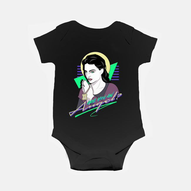 Are You An Angel-Baby-Basic-Onesie-Wheels