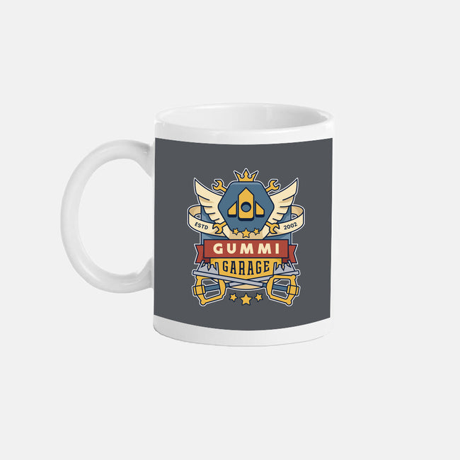 The Gummi Garage Emblem-None-Mug-Drinkware-LAGELANTEE