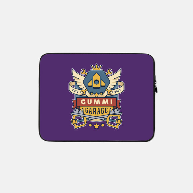 The Gummi Garage Emblem-None-Zippered-Laptop Sleeve-LAGELANTEE