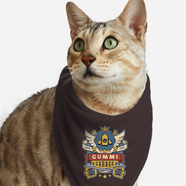 The Gummi Garage Emblem-Cat-Bandana-Pet Collar-LAGELANTEE