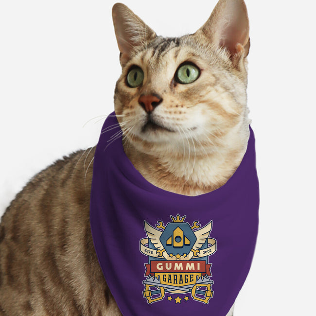 The Gummi Garage Emblem-Cat-Bandana-Pet Collar-LAGELANTEE