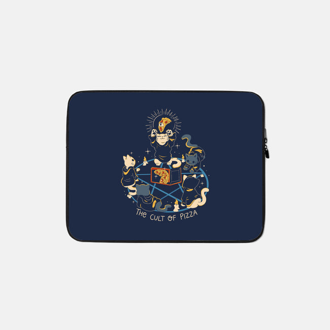 The Cult Of Pizza-None-Zippered-Laptop Sleeve-yumie