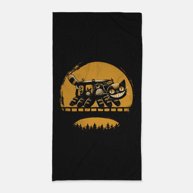 Late Night Ride-None-Beach-Towel-naomori