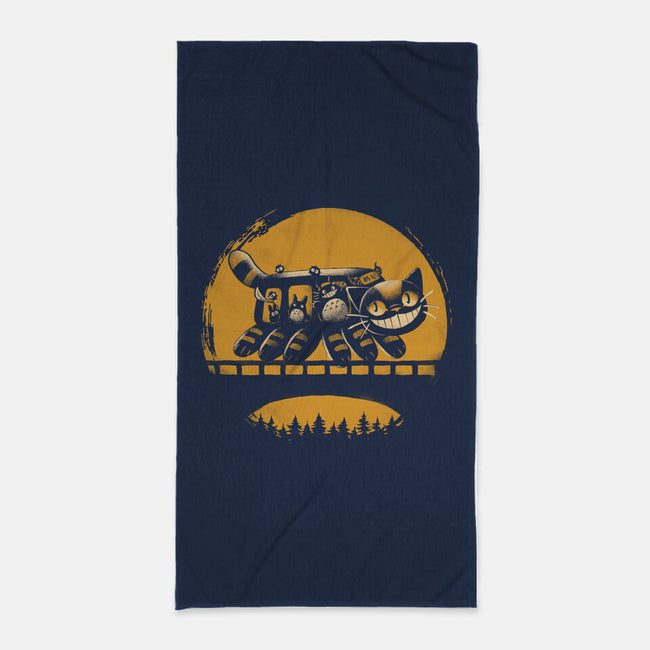 Late Night Ride-None-Beach-Towel-naomori