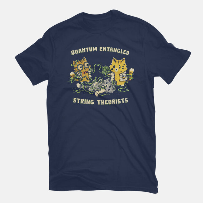 Quantum Entangled String Theorists-Mens-Heavyweight-Tee-kg07