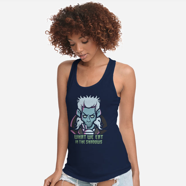 What We Eat In The Shadows-Womens-Racerback-Tank-jrberger