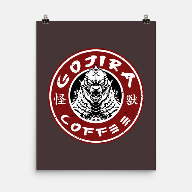 Gojira Coffee-None-Matte-Poster-daobiwan