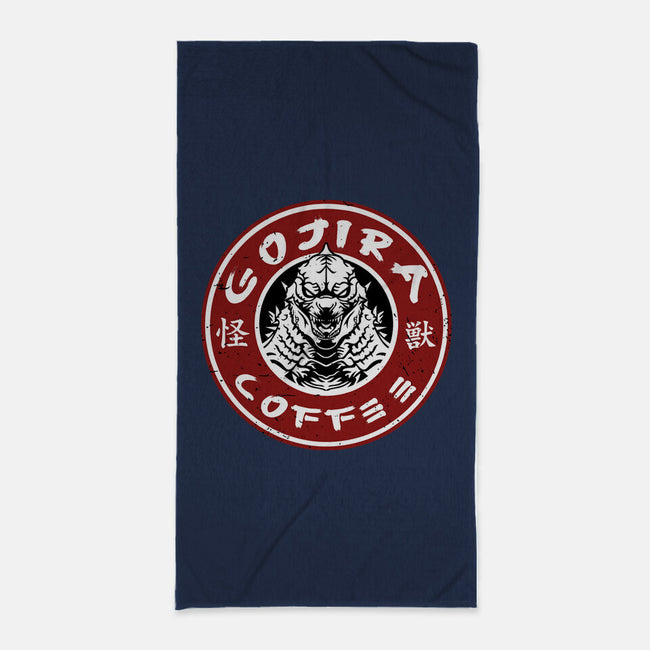 Gojira Coffee-None-Beach-Towel-daobiwan