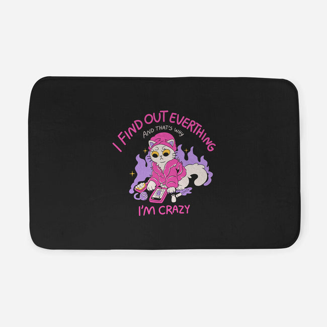 I Find Out Everything-None-Memory Foam-Bath Mat-yumie