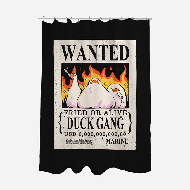 Duck Gang-None-Polyester-Shower Curtain-yumie