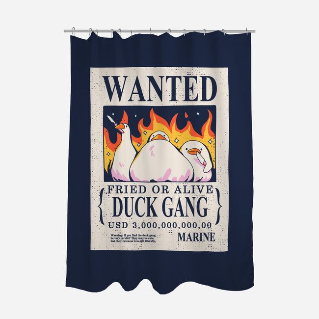 Duck Gang-None-Polyester-Shower Curtain-yumie