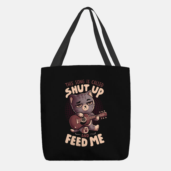 Feed Me Cat Song-None-Basic Tote-Bag-eduely