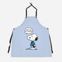 Dogtor Leonard McSnoop-Unisex-Kitchen-Apron-DrMonekers