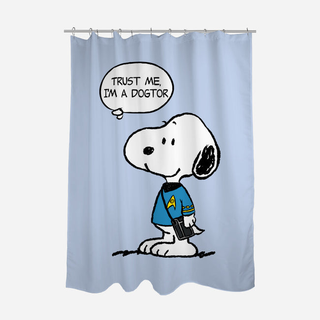 Dogtor Leonard McSnoop-None-Polyester-Shower Curtain-DrMonekers