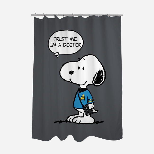 Dogtor Leonard McSnoop-None-Polyester-Shower Curtain-DrMonekers