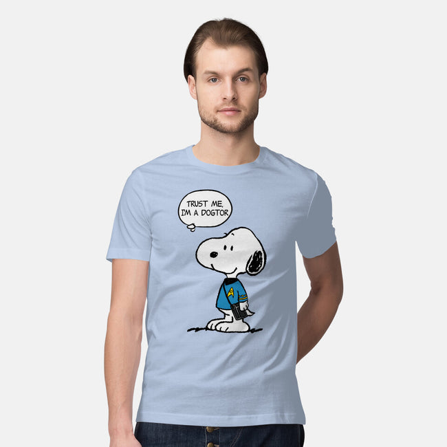 Dogtor Leonard McSnoop-Mens-Premium-Tee-DrMonekers